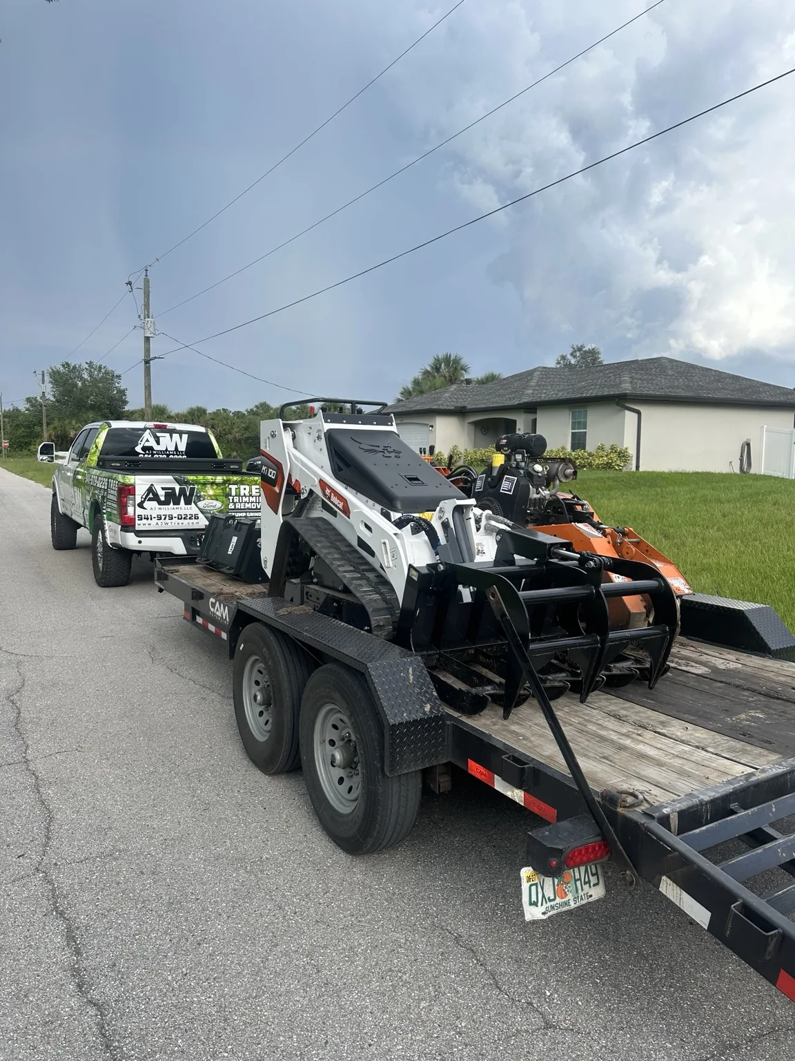 AJW Tree LLC field work and equipment